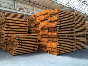 Used Link 51 Pallet Racking Beams