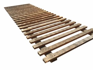 Used, Slatted Timber Decking, Pallet Racking